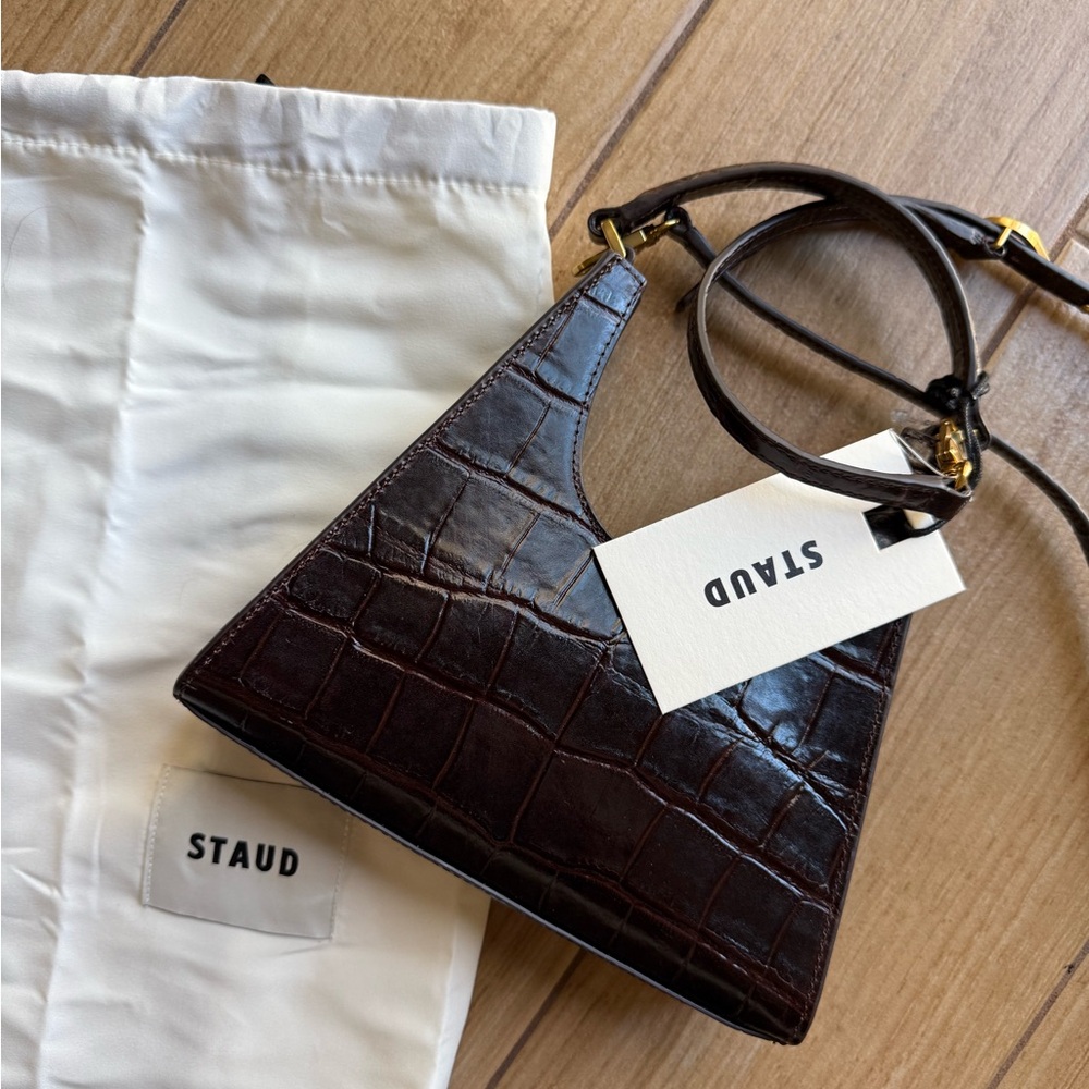 NWT STAUD Mini Rey Crossbody Bag - Picture 2 of 4